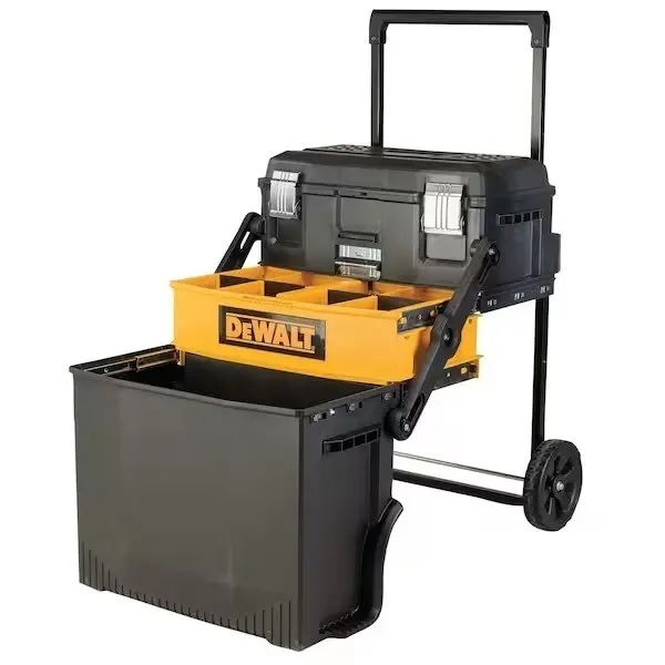 DWST Multi-Level Workshop, Plastic, Black/Yellow, 29 in W x 16-1/2 in D x 22 in H
