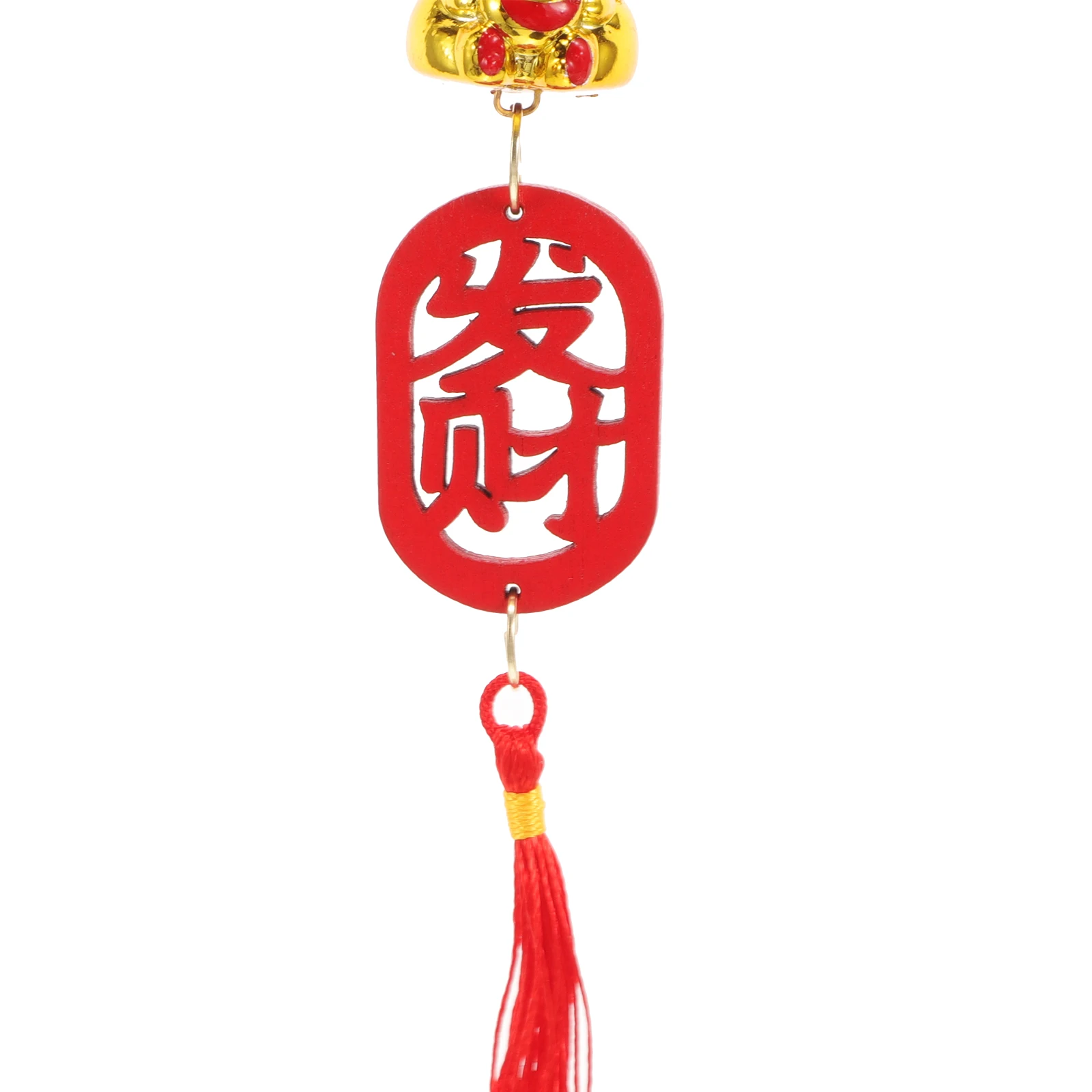 

6pcs Spring Festival Bonsai Hanging Ornament Dragon Pendant Tassels New Year Decor Car Pendant Chinese Style Lucky Decoration