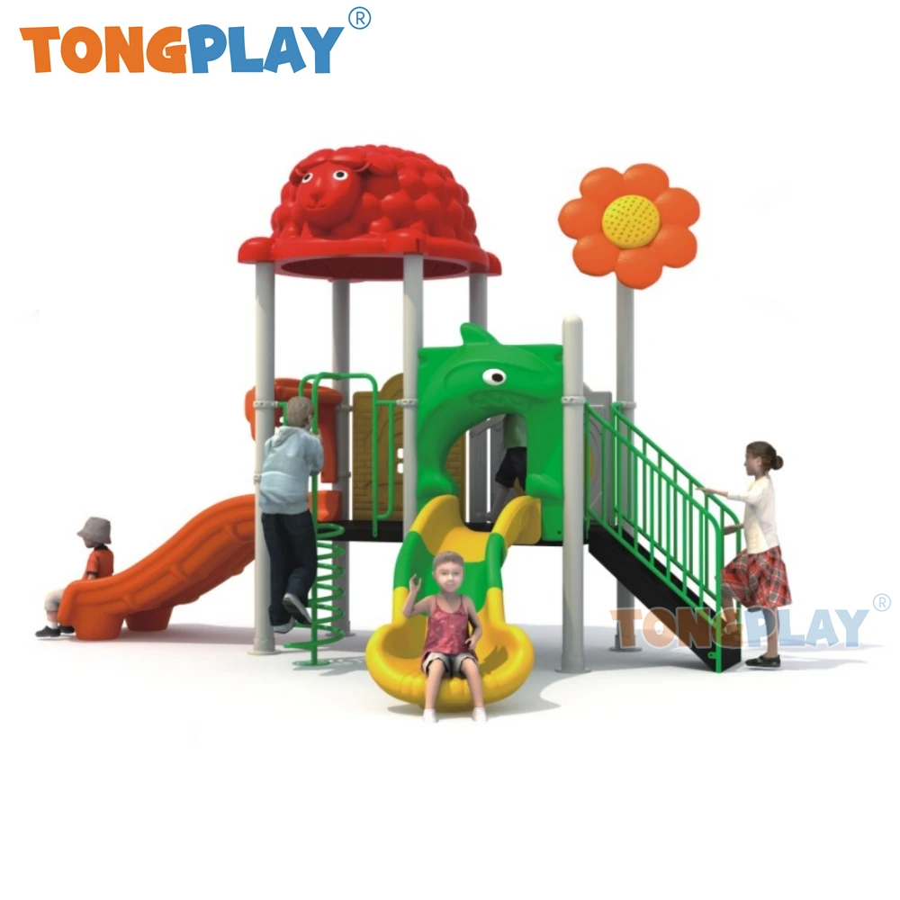 Tong play Medium animal series best-selling children indoor outdoor slide quality factory equipment children outdoor playground