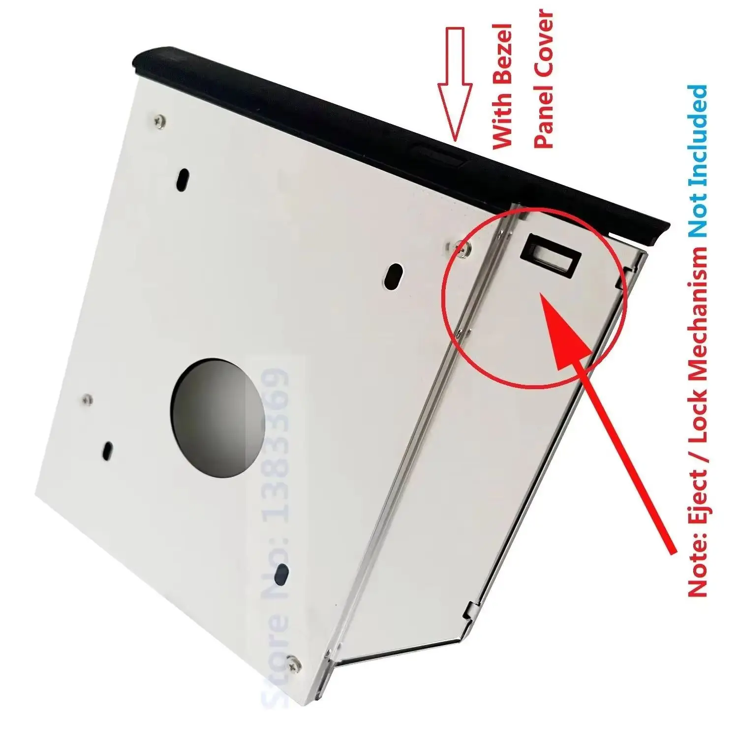 com-painel-de-acabamento-compativel-2ª-baia-Optica-para-disco-rigido-hdd-de-25-polegadas-caddy-frame-tray-para-dell-latitude-e6540-e6440-dell-precision-m2800