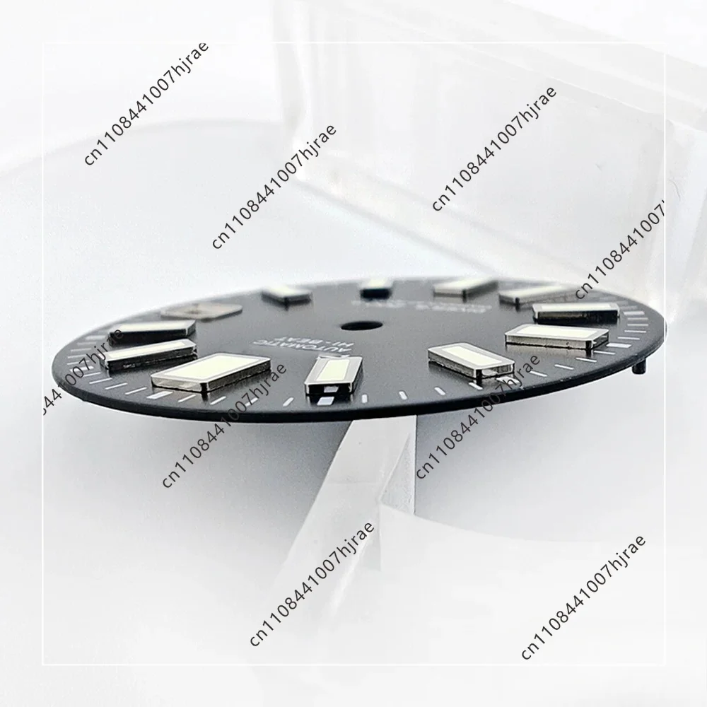 High Quality Grey Sunburst Modified Watch Dial 62MAS Style Fit NH35 Movement, Super-LumiNova C3 Green Lume Solid Applied Indexes