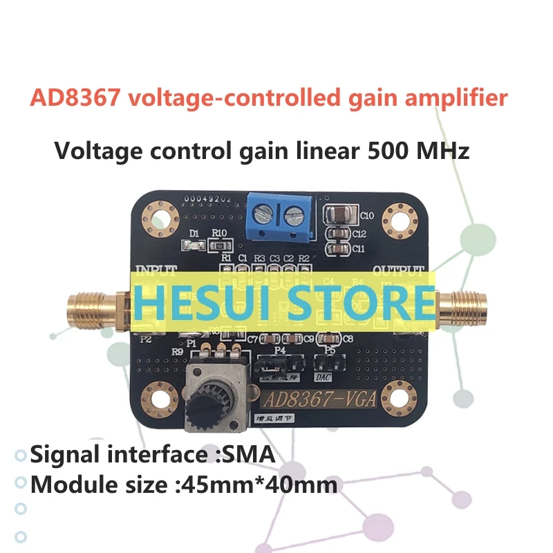 AD8367 module Genuine guarantee 500MHz 45dB linear variable gain amplifier