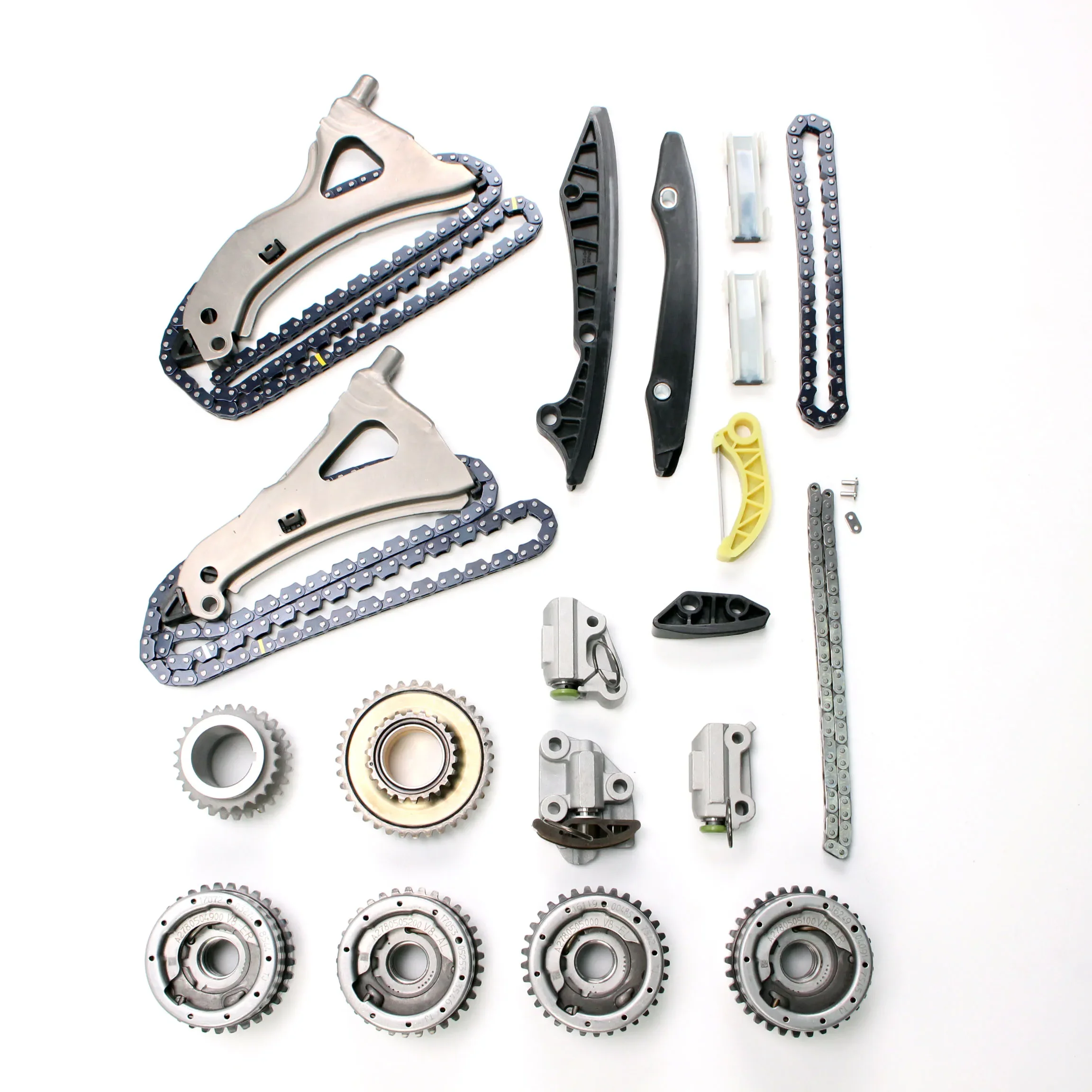 Timing Chain Kit W/ VVT Gear Fit 12-18 GL450 CL550 CLS550 E550 GL550 GLS550 ML550 S550 SL550 4.7L V8 M278
