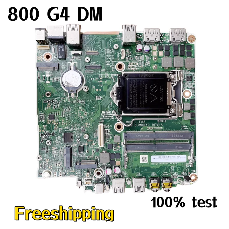 

L19395-001 For HP EliteDesk 800 G4 DM Mini Motherboard DAF83MB6A0 L19395-601 L05127-001 65W Mainboard 100%Tested Fully Work