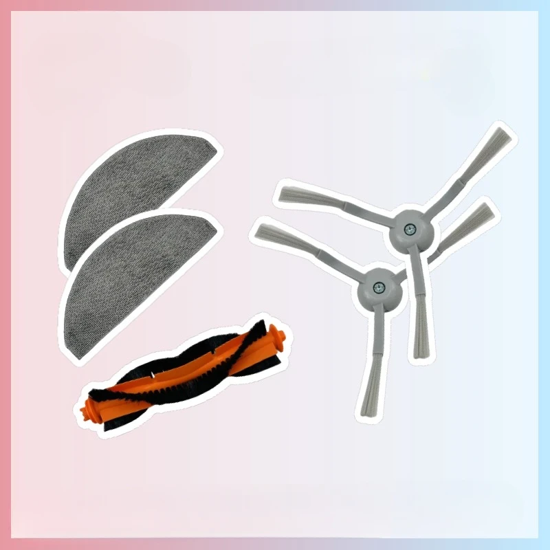 R1Edge R1Dedge Main Roller, Side Brush & Reusable Mop Pads for Lydsto Sweeping Robot Maintenance Spare Parts