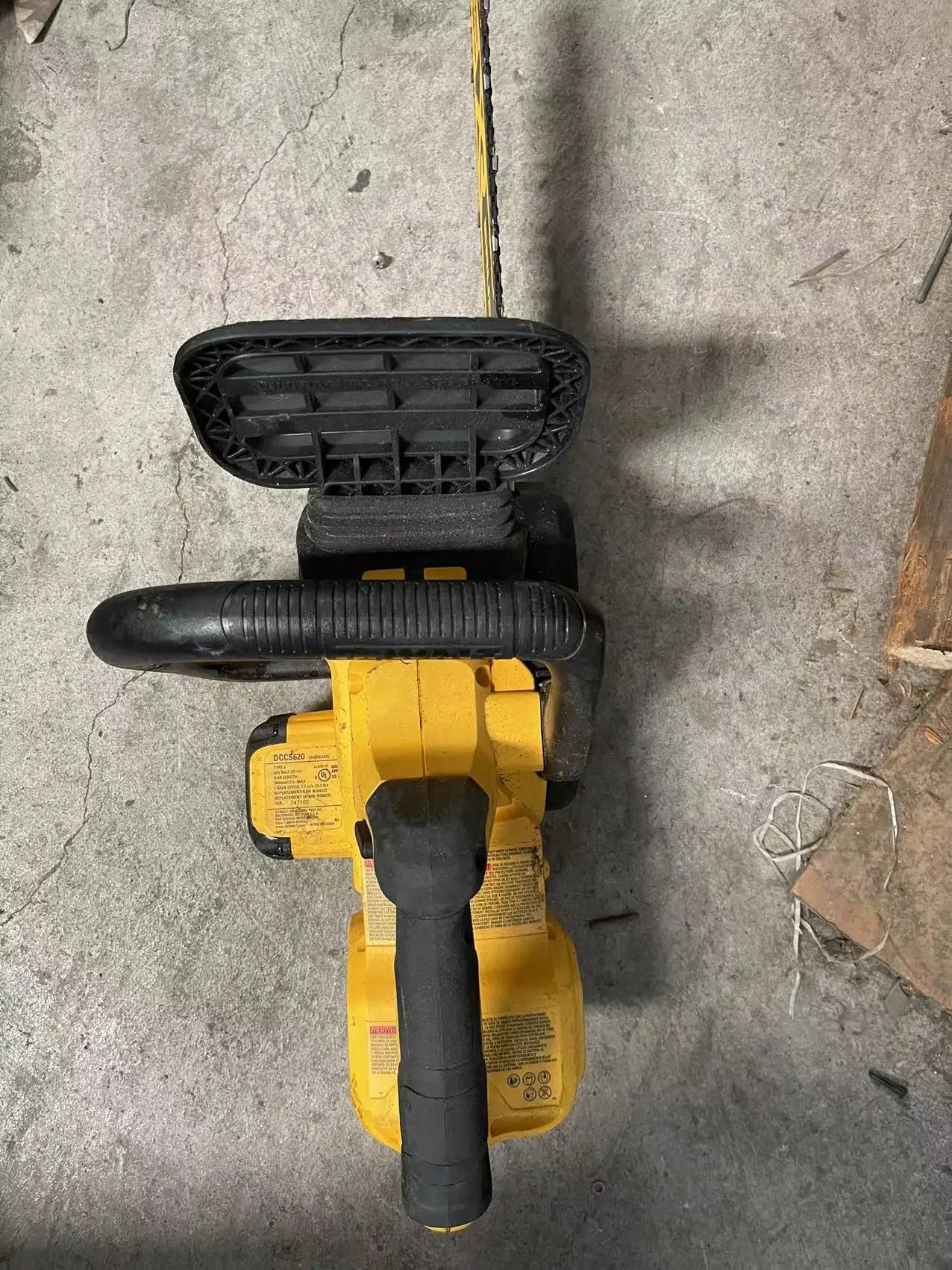 DeWalt-chainsaw、dccs620b、20v、使用ツールのみ