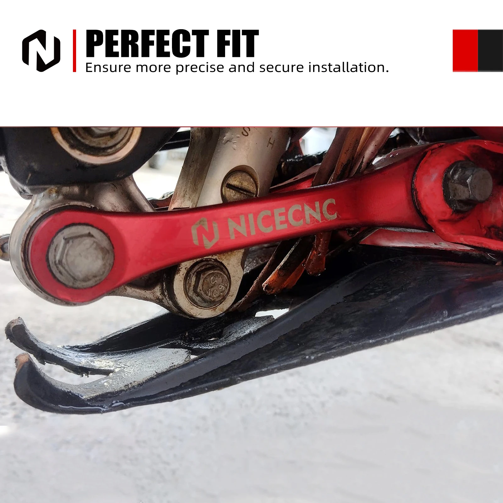 NICECNC لـ Beta X-Trainer 300 XTRAINER 250 RR300 RR250 RR125 RR350 RR390 إندورو وصلة خفض ألومنيوم قابلة للتعديل 1.25IN 30 مللي متر