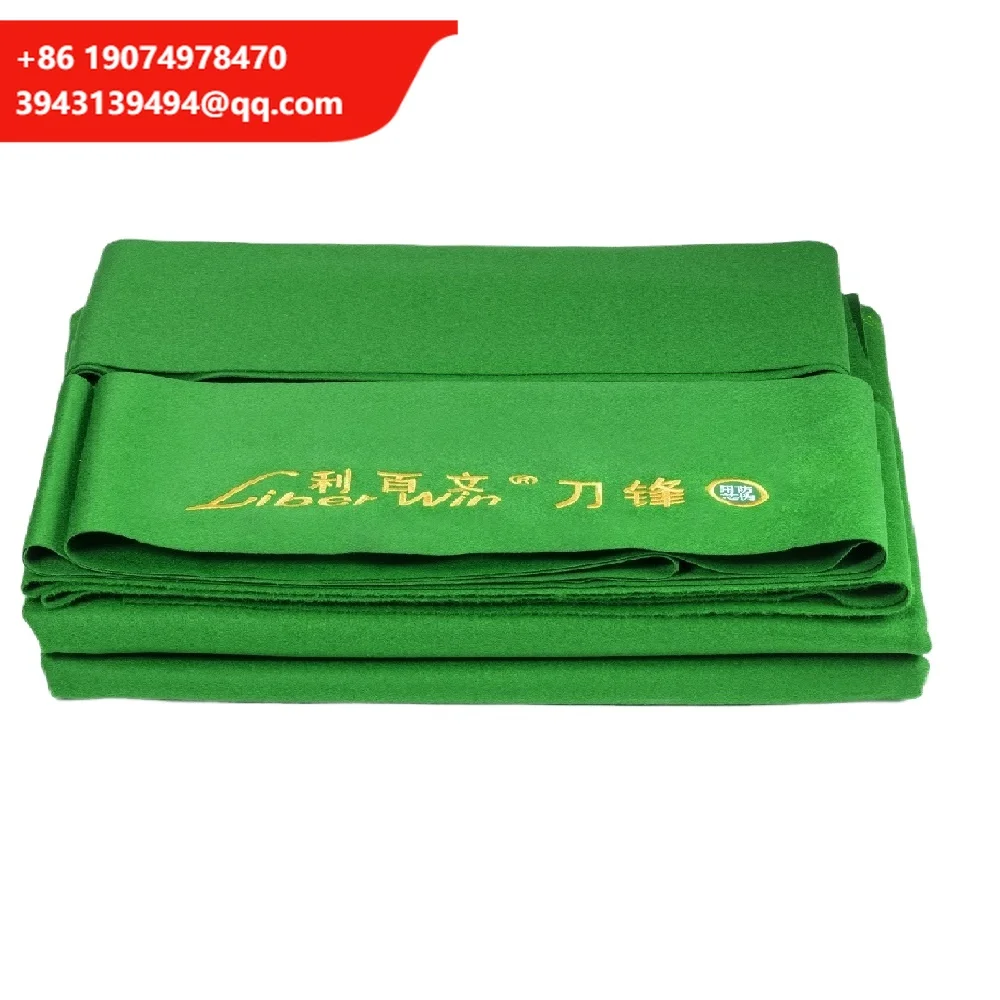 

Liberwin Zhengfeng Modern High Grade Accurate Simulated Superfine Water Resistant Snooker Cloth For 12ft Table New Generation