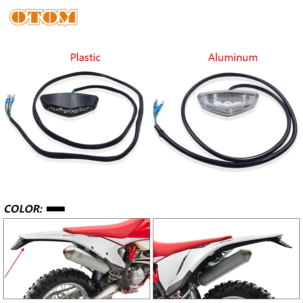 Motorcycle LED Taillight Brake Light License Plate Rear Stop Indicator Warning Lamp For GASGAS EC250 EC250F EC ECF 300 2021-2023