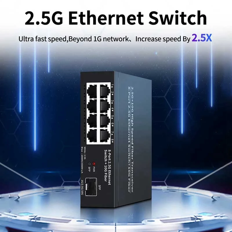 conmutador-ethernet-de-8-puertos-25gbps-1-ranura-de-fibra-Optica-de-10g-conmutador-de-red-para-laboratorio-en-casa-plug-and-play