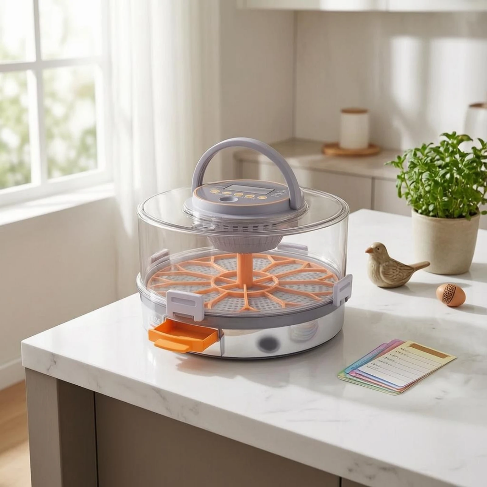 

Automatic E-Gg Incubator Transparent Cover Digital E-Gg Incubator Household Appliance Built-in LED Light