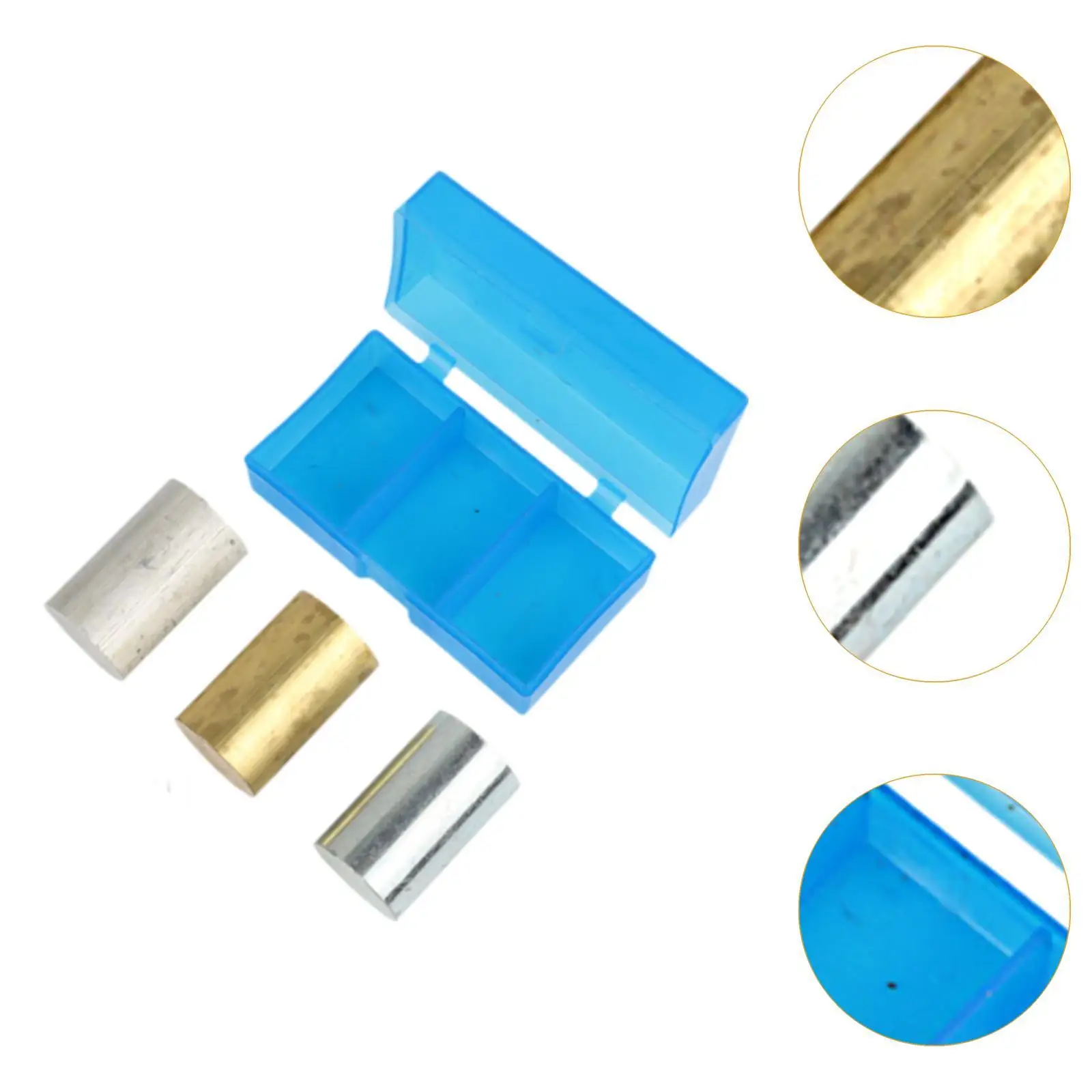 3 Pieces Metal Cylinder Set Specific Activities Metals Density Investigation
