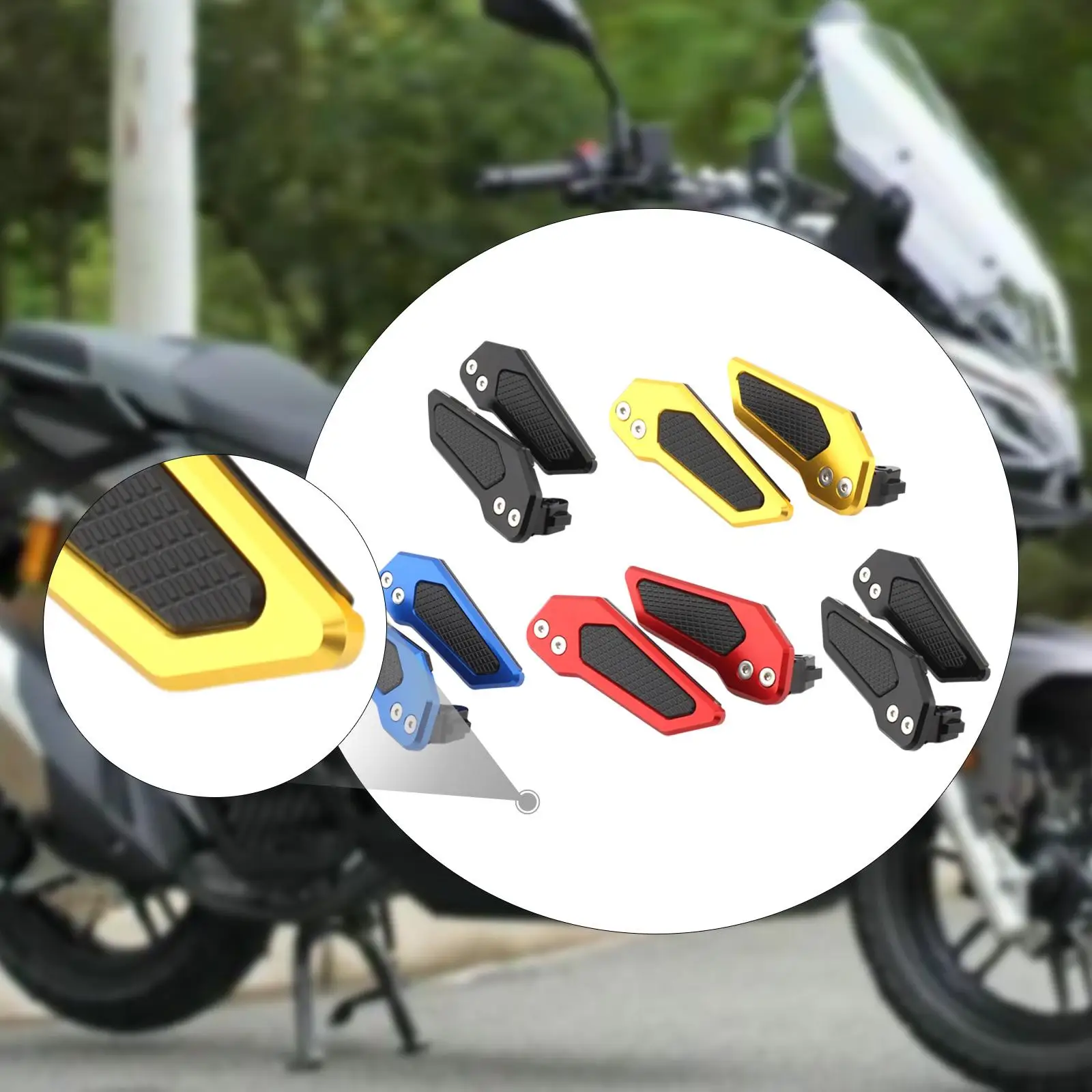 

Rear Foot Pegs for Motorcycle, Passenger Mounts for Model 160 (2021-2023)