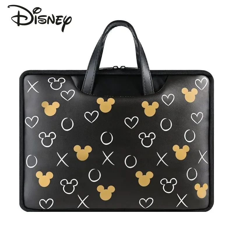 Disney Mickey New Women's Tablet Bag Fashionable High Quality Portable Laptop Bag Cartoon Versatile Multifunctional Laptop Bag