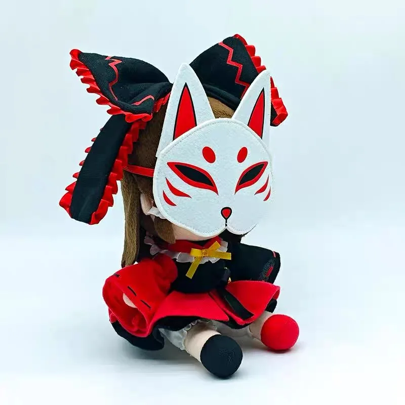 New 20cm TouHou Project Hakurei Reimu Plush Toys Cute Soft Stuffed Anime Fumo Dolls For Kid Birthday Christmas Gift