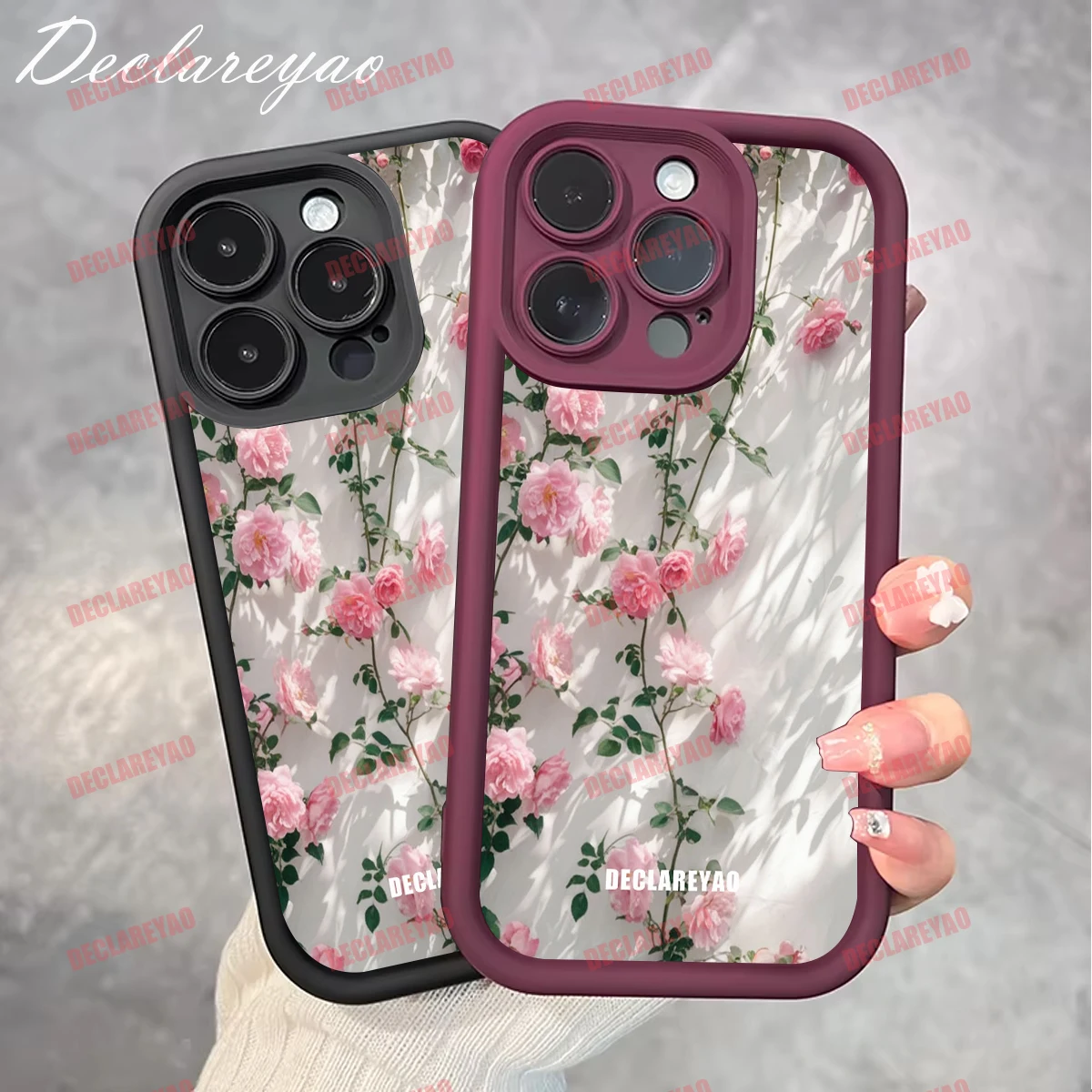 DECLAREYAO Matowe, cienkie etui z TPU na Redmi K50 Prime wer 7 A1 11A K20 Plus 10C K40 9S Sport 9C 13R, silikonowe, odporne na wstrząsy