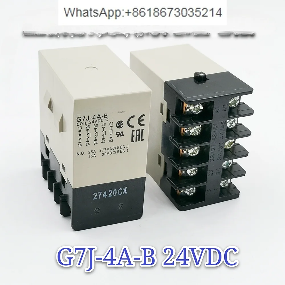 

G7J-4A-B 24VDC relay 25A 10 screw feet