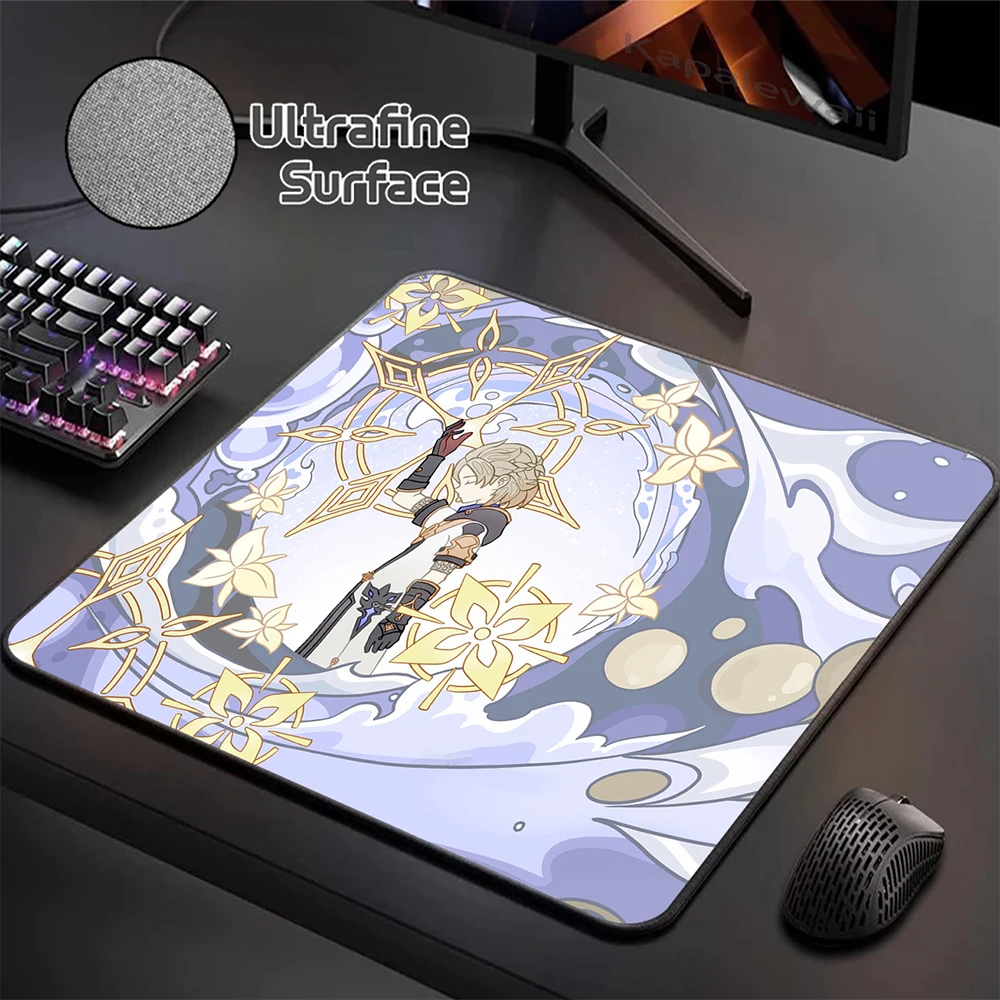 

Ultrafine Surface Mouse Pad 400X450MM Mousepad Game Speed Mouse Mat Genshin Impact Desk Mat Gaming Accessories Keyboard Pads