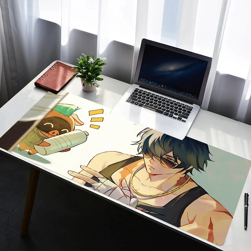 

Mouse Pad Computer Gamer PC Accessories HD Mousepad Rubber Non Slip Zenless Zone Zero Lighter Desk Mat Laptop Gamer Keyboard Pad