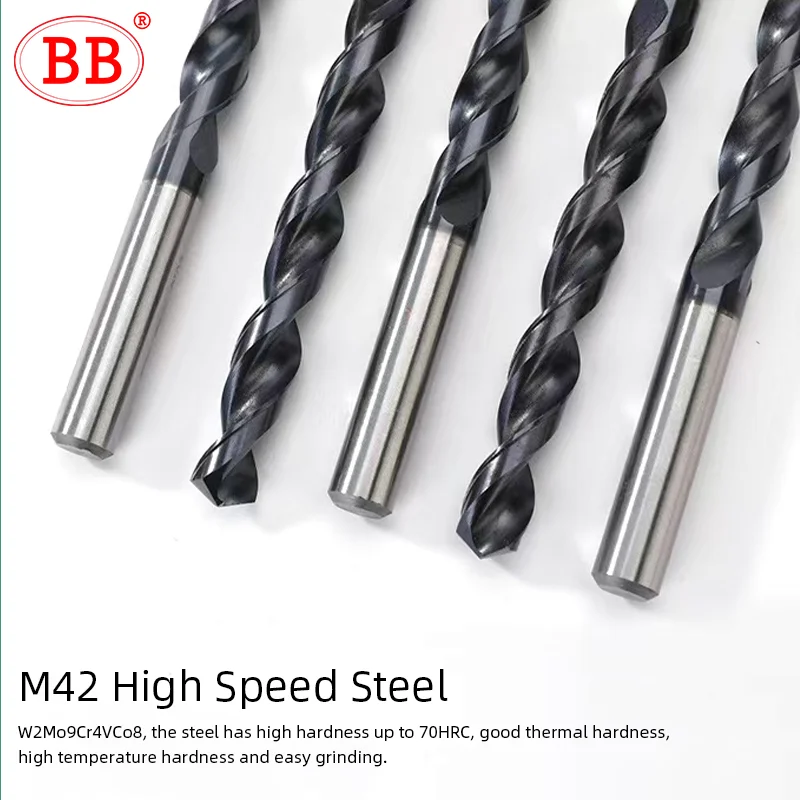 Imagem -05 - Cobalto Torção Broca Alto Desempenho para Aço Carbono Cobre Aço Inoxidável Buraco Ferramenta Mm13 mm Hsse Co8 Din338 Hss-pm bb M42