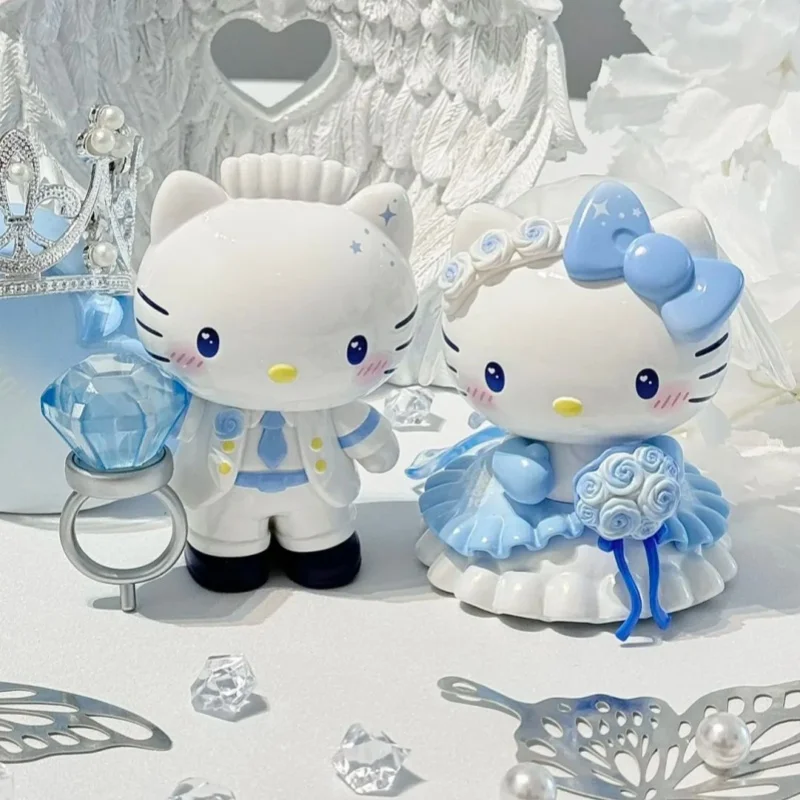 TOPTOY Hellokitty&Deardaniel Blind Box Romantic Wedding Series Anime Figure Model Kuromi My Melody Cinnamorol Pochacco Toy view 6