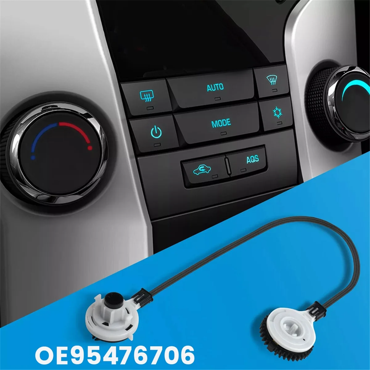 Klimaanlagen-Heizungssteuerkabel für Chevrolet Trax Sonic Aveo 2012–2021, Temperaturregelkabel 95476706 ,Lang