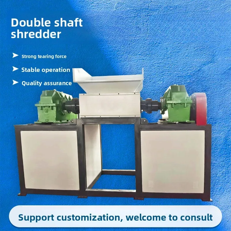 

Shaft Shredder Machine Rubber Tire Plastic Household Waste Crusher Complete Set Of Equipment For Crusher Crushing Production