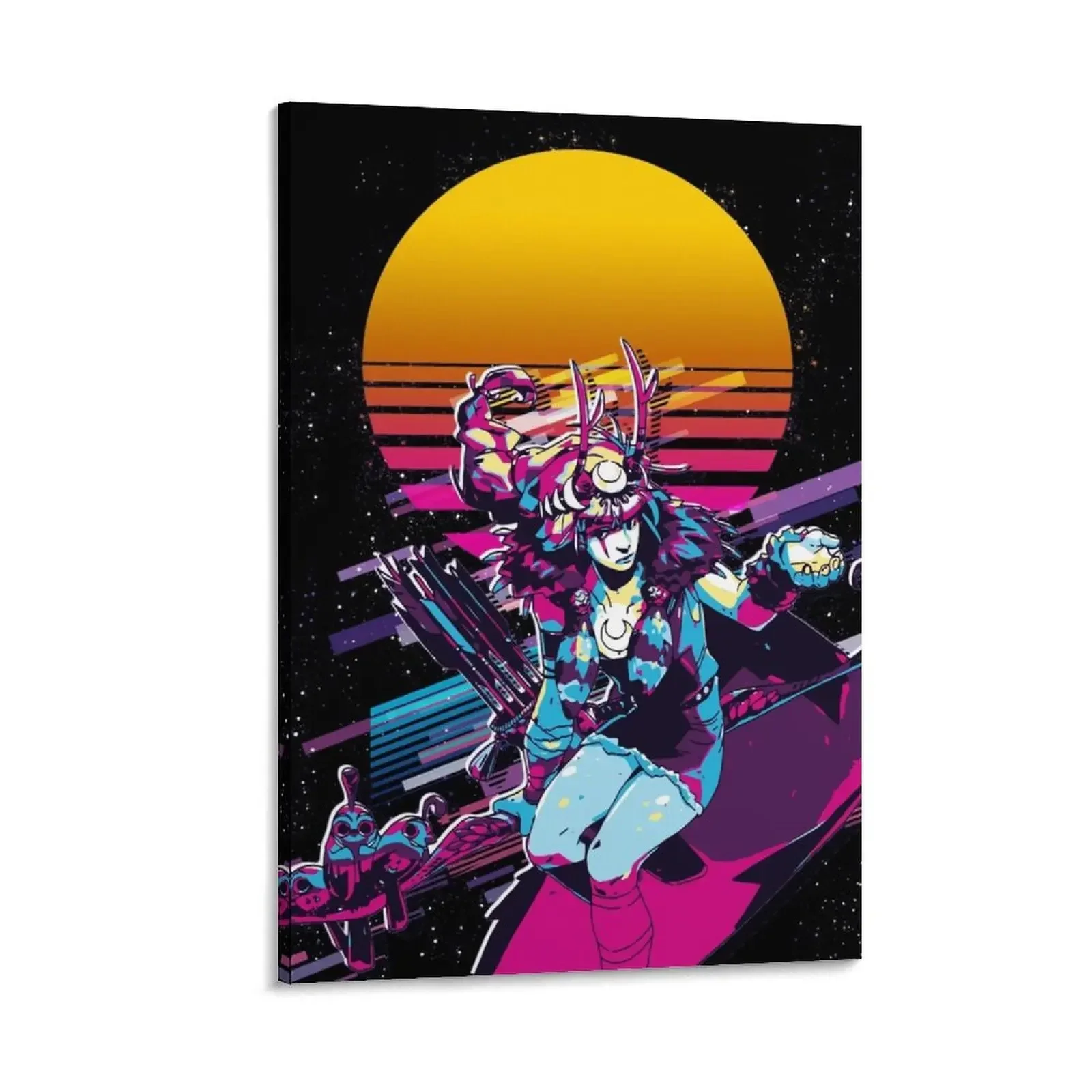 

Artemis - Hades (80s Retro) Canvas Painting Home decoration aesthetic room accessories for home decor