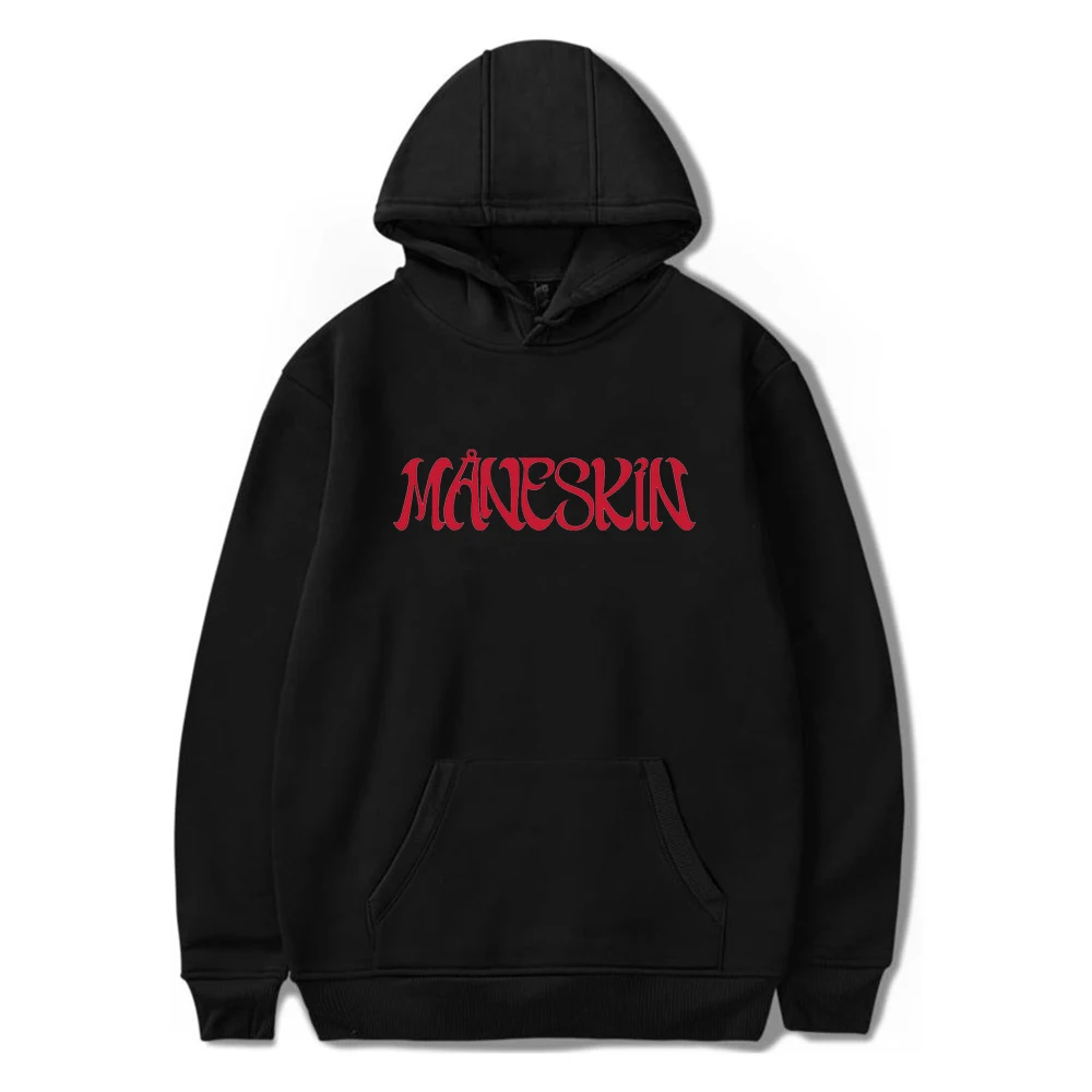 

Fashion Band Maneskin Hoodie Unisex Long Sleeve Pullover Women Men's Tracksuit Harajuku Streetwear Trendy Clothes Plus Size