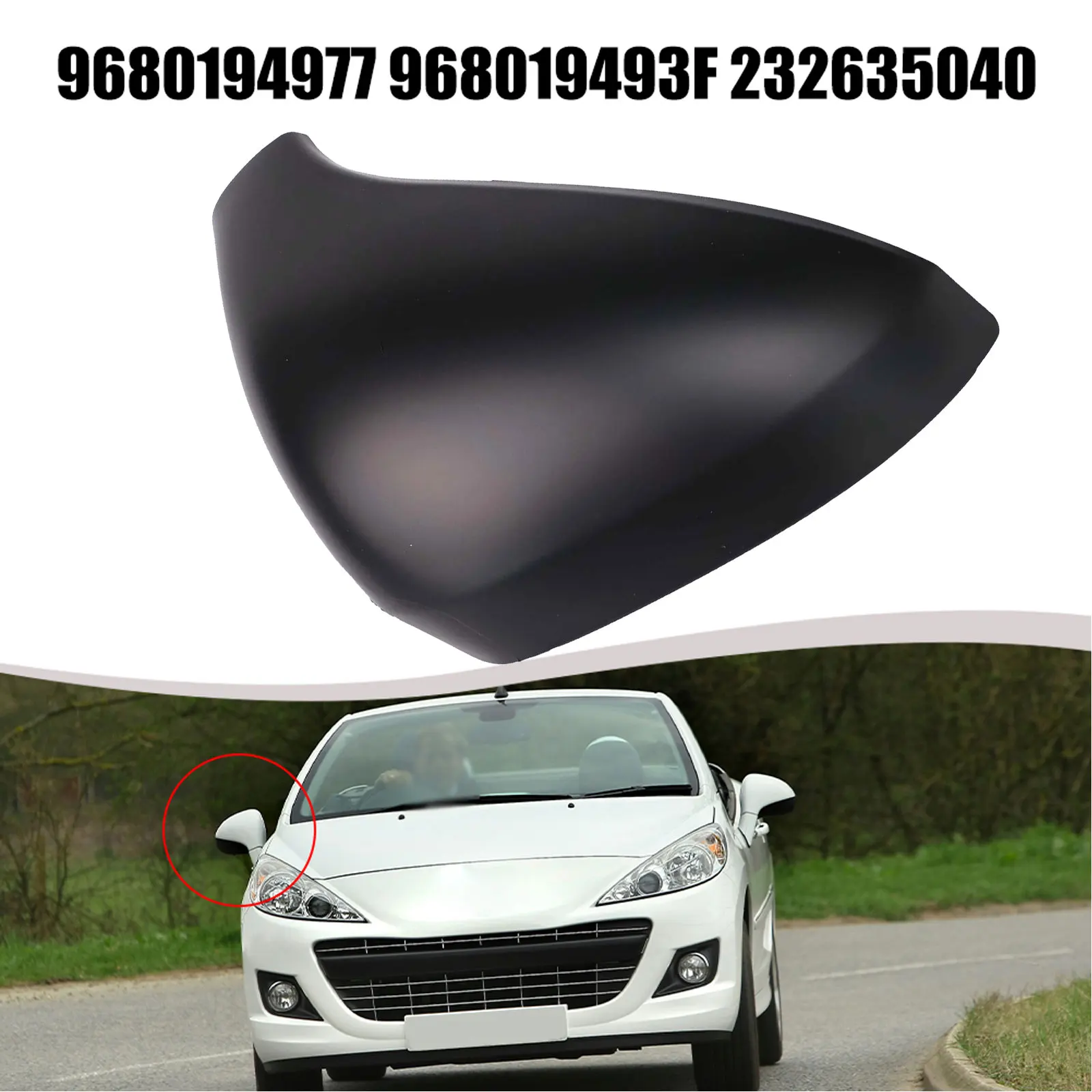 Exterior Rearview Mirror Right Side Wing Mirror Cover Wear-resistant Structure Practical And Reliable OEM Part Number Match
