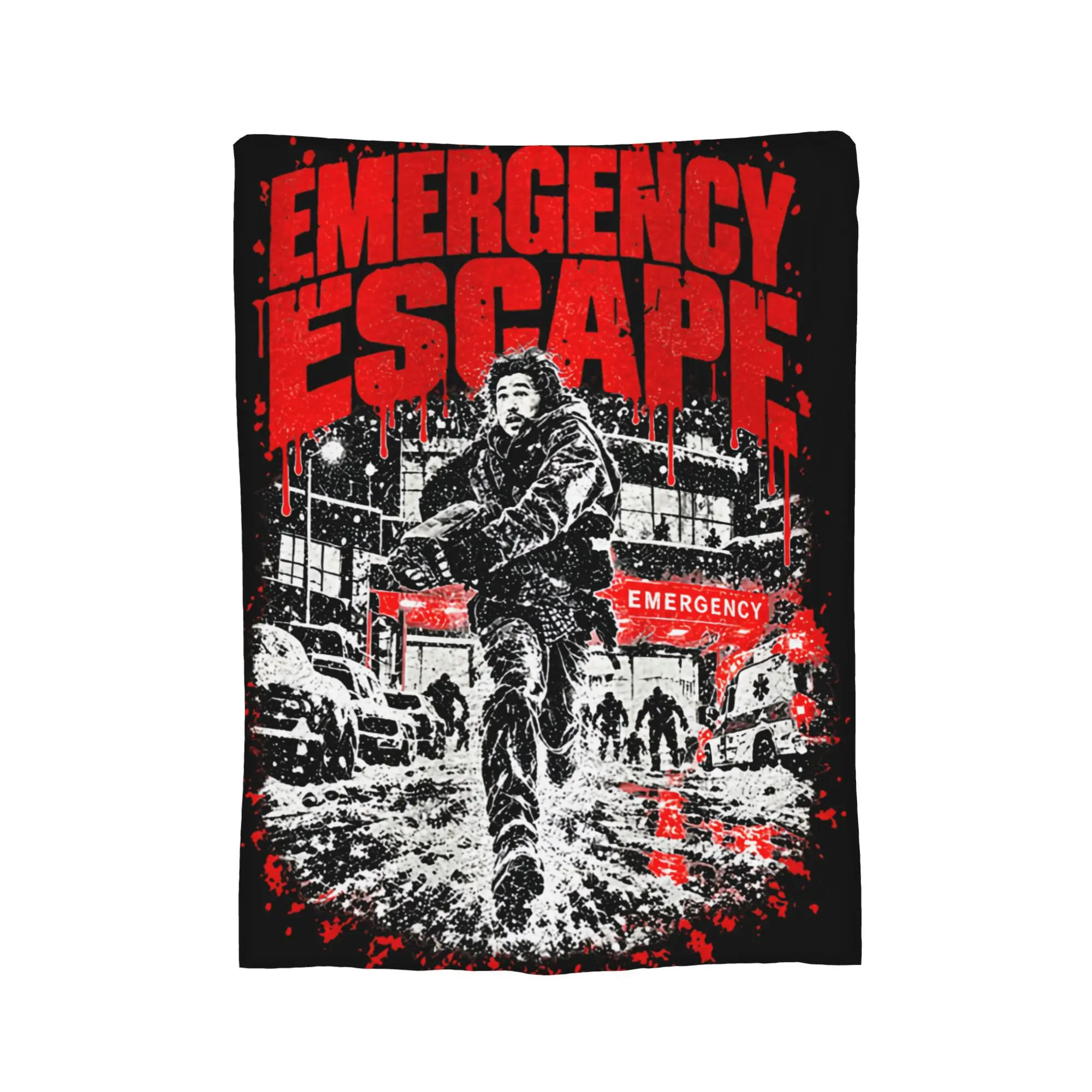 2026 Bryan Raccoon City Horror Movie, Survival Horror Blanket Flannel Summer Lightweight Throw Blanket for Bed Car Bedspreads