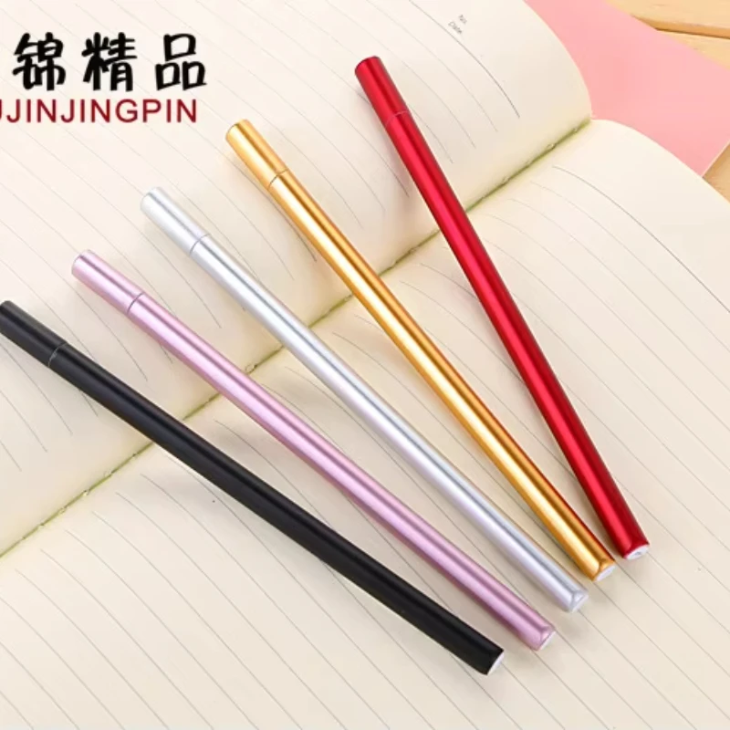 Hot sale wholesale accept custom Gel pen triangle metal feel office sign pen high quality Office School Supplier gel pen