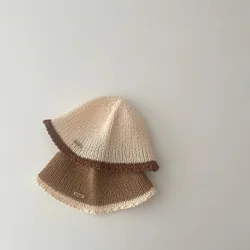 Baby Hats Girls Straw Bucket Hat Summer Breathable Kids Fisherman Hat Toddler Boy Outdoor Beach Sun Panama Staw Caps