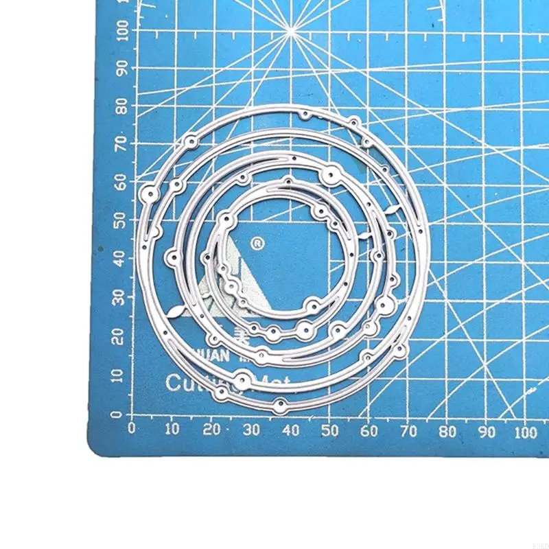 K3KD 라운드 프레임 금속 절단 다이 서클 DIY 스크랩북 용지 용지 제작