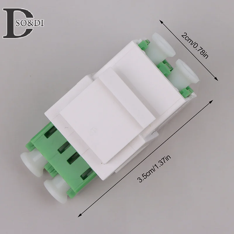 Lc Glasvezel Keystone Coupler Jack | Upc Duplex Om3/Om4 Compatibel Lc Naar Lc Multimode Fiber Coupler