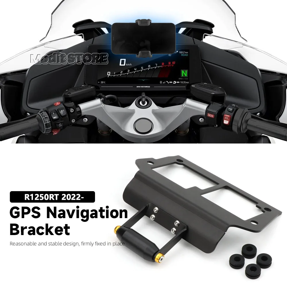 Für BMW R1250RT R1250 RT 2022-2025 Motorrad-Navigationshalterung Instrumenten-Erweiterungshalterung GPS-Telefonhalter Zubehör