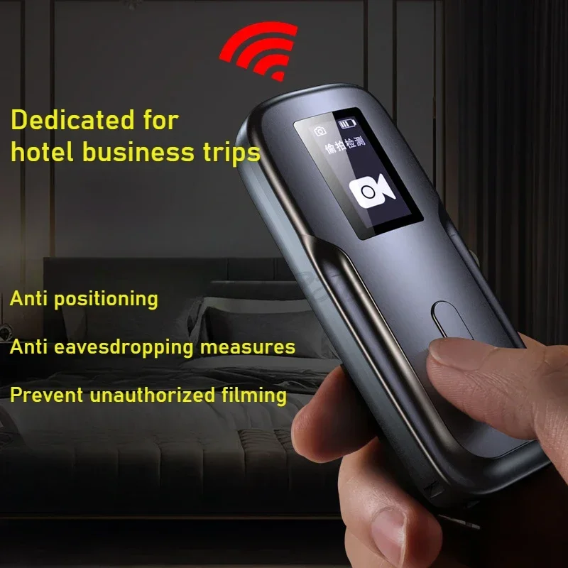 Nova tela de exibição infravermelho inteligente anti peeping detector de sinal sem fio hotel anti roubo câmera detector portátil