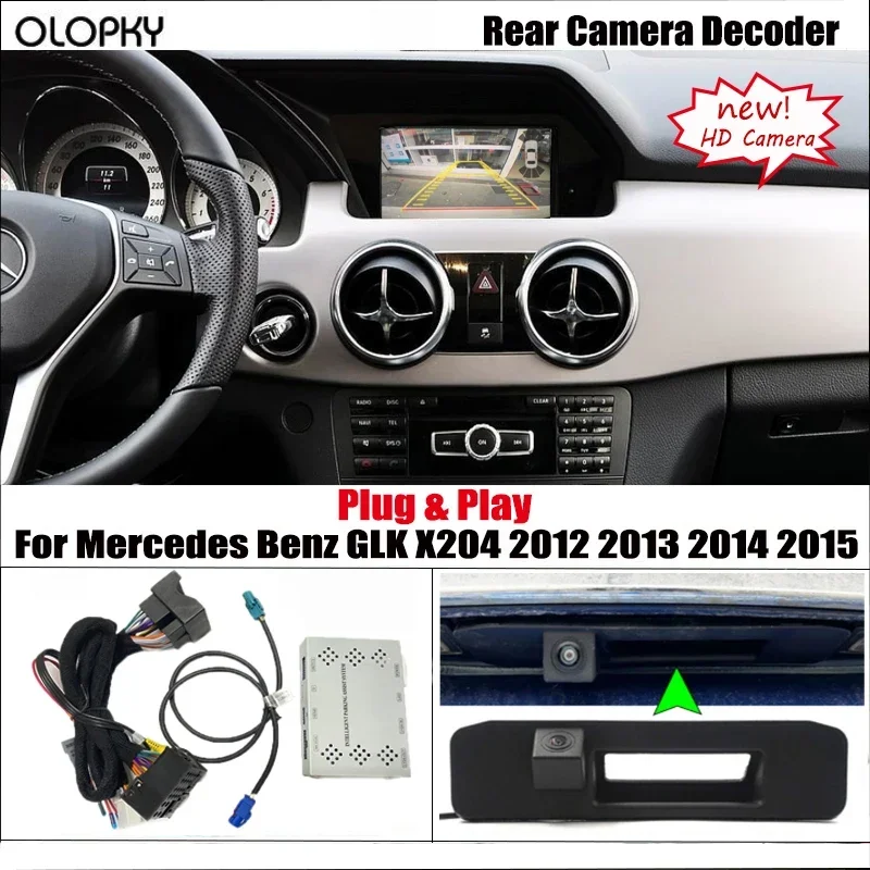 

Reverse Camera For Mercedes Benz GLK Class X204 2012 ~ 2015 Original Screen Upgrade Front Rear View Camera No Need Programming