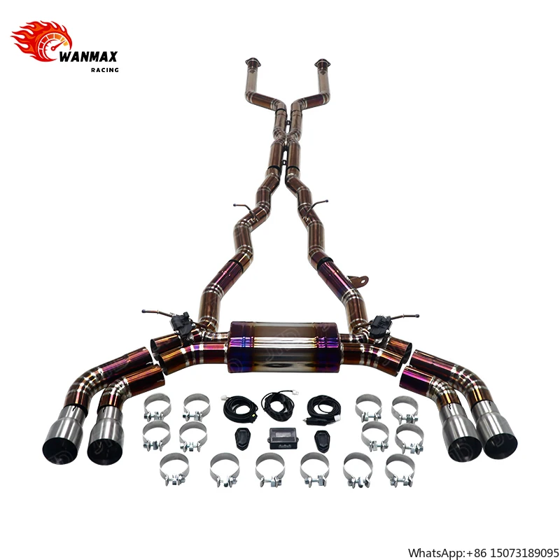 

Valvetronic Mufflers Catback Exhaust for M5 F90 G90 M8 F92 M850i 2018-2023 Exhaust Pipe Titanium Exhaust System Escape