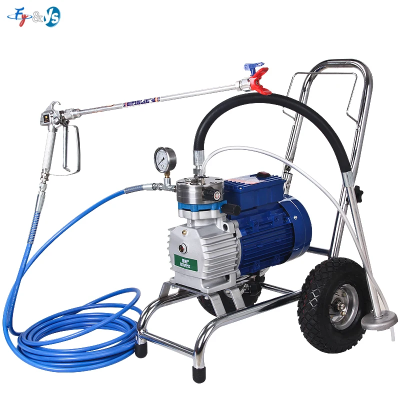 高圧エアレススプレーマシン 高出力塗装スプレーガン エマルジョンペイント DIY電動塗装スプレーヤー