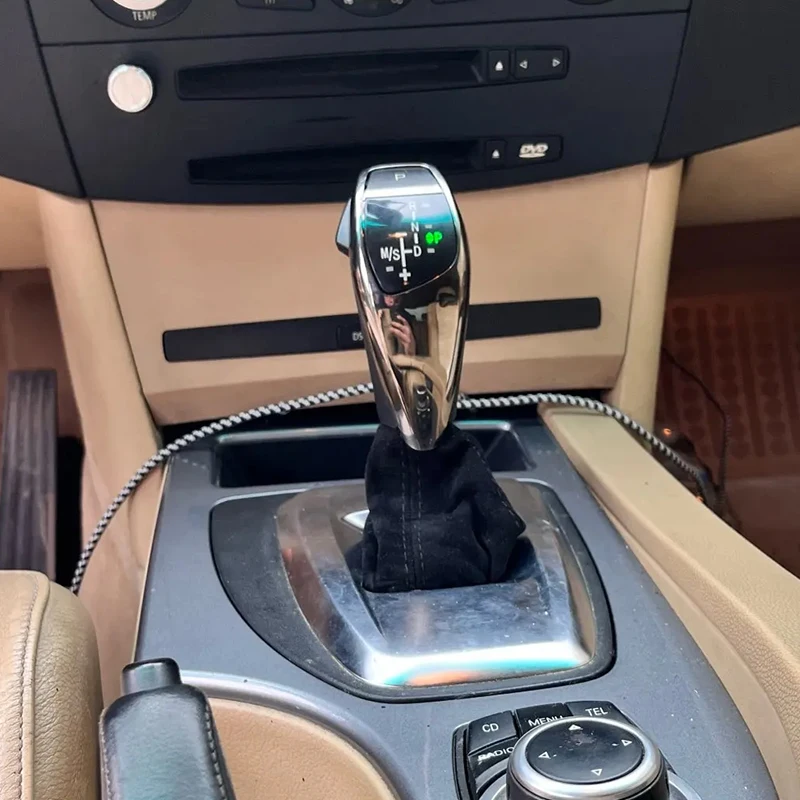 Pomo de palanca de cambios para BMW Serie 1, Serie 3, Serie 5, X1/Z4, mango de transmisión electrónico LED E90/E46/E60/E89/E84/E87