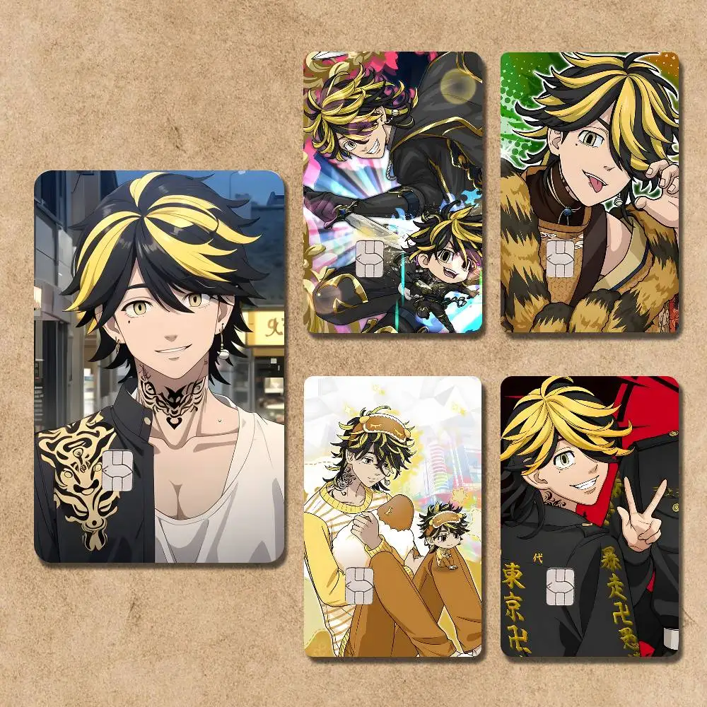 

T-Tokyo Kazutoras R-Revengers H-Hanemiya Name Card Sticker Decorate Bank Card Supplies Decals Patch Documents Birthday Gift