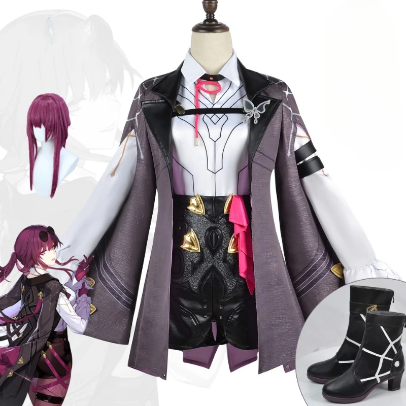 Jeu Honkai Star Rail Cosplay Costume, Tenues Anime Cosplay, Vêtements Py Play, Perruque et Chaussures, Ensemble Complet, Kafuka