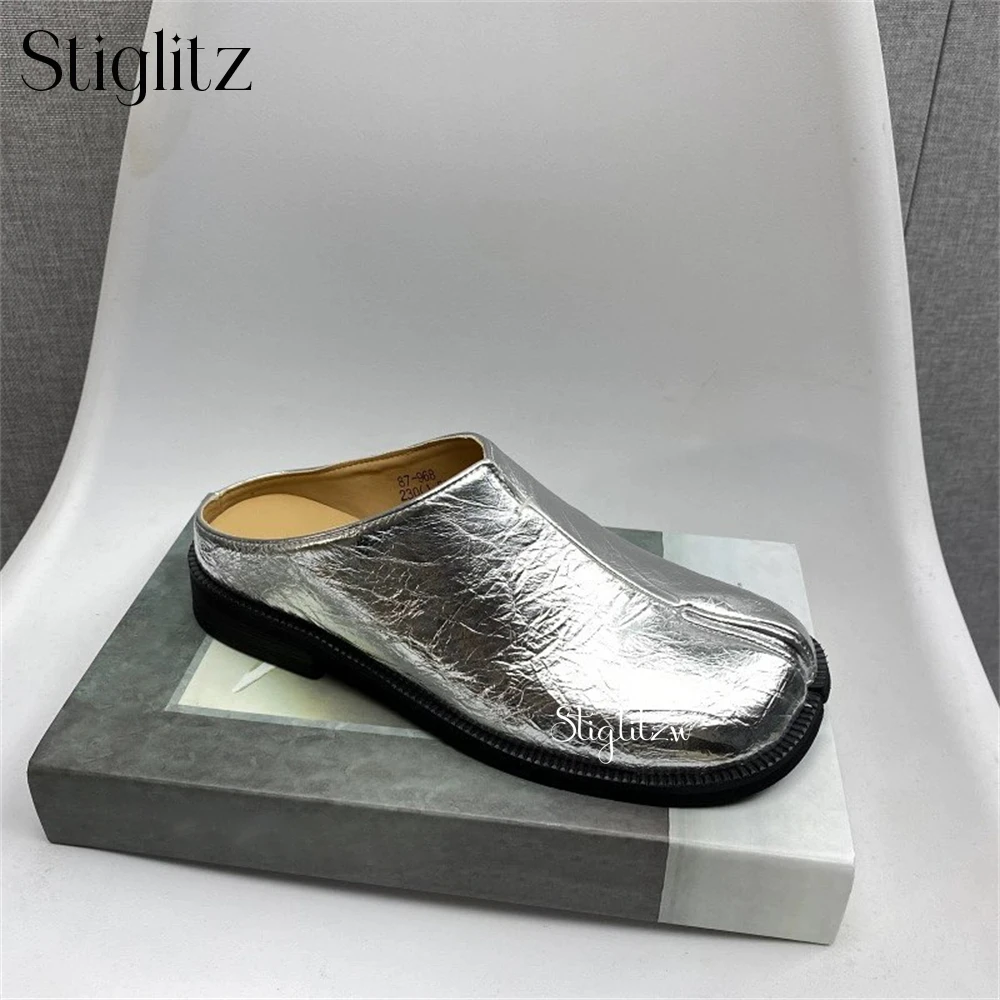 Tabi Hausschuhe für Männer mehrfarbige benutzer definierte Luxus hand gefertigte Schuhe bequeme Slip-On Freizeit schuhe Männer Sommer Hausschuhe Neuankömmling