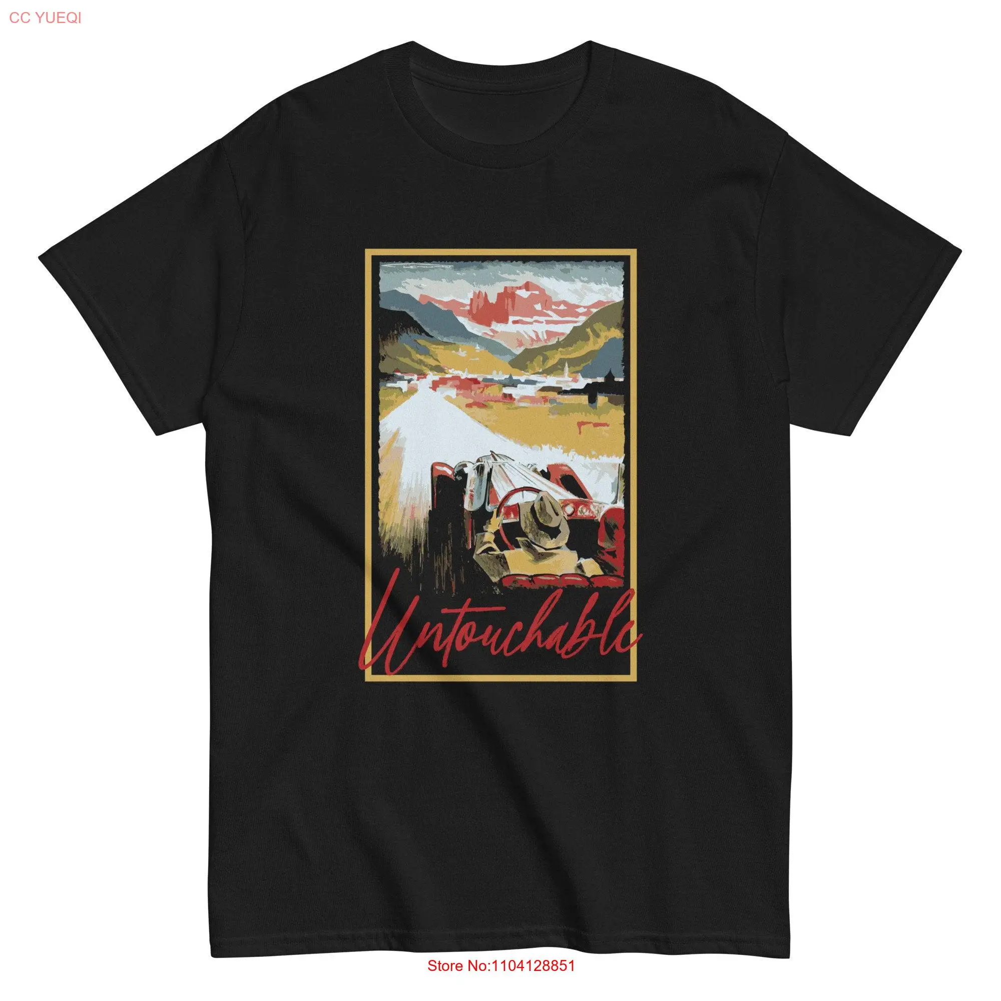 Untouchable Vintage Style Poster T Shirt long or short sleeves