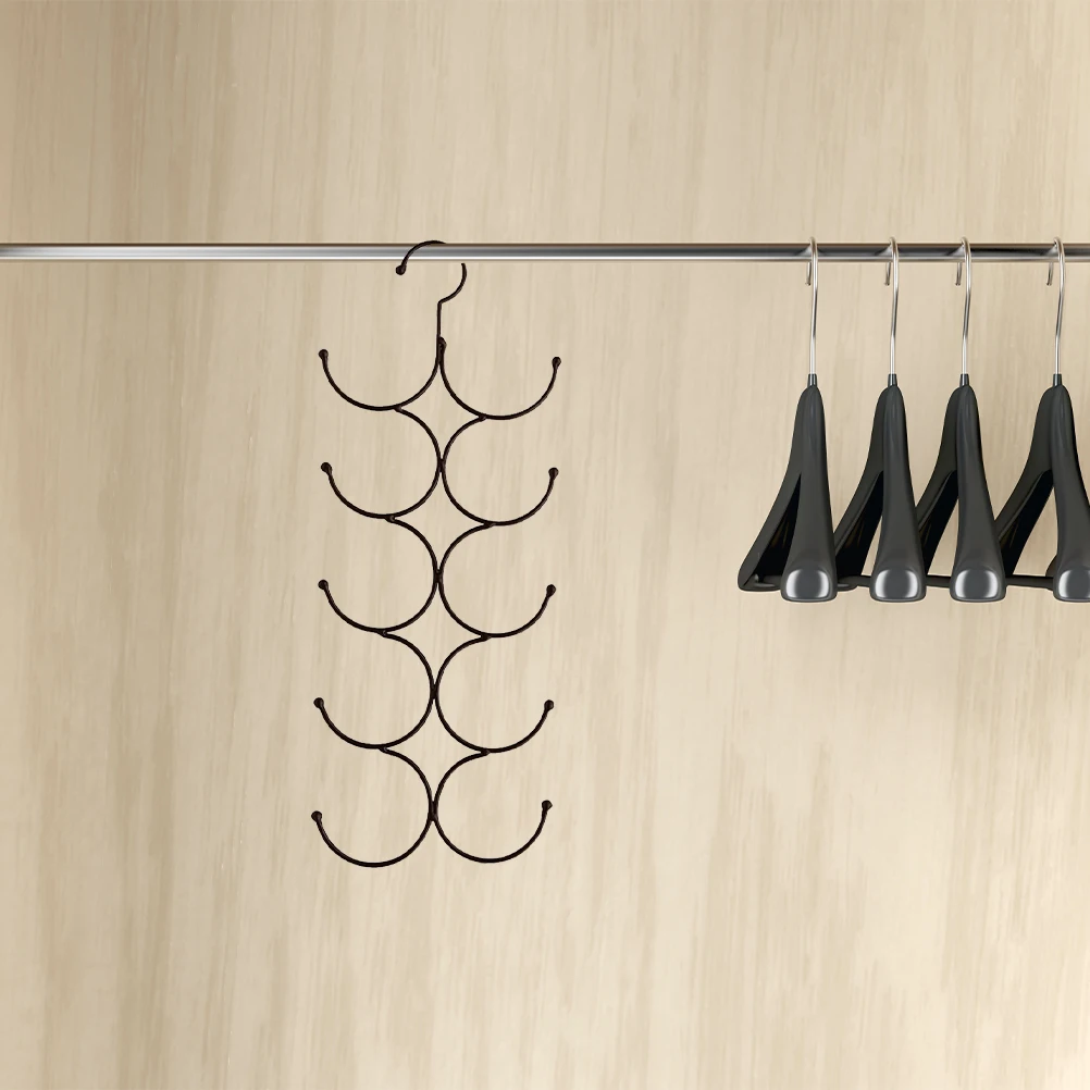 

Multi layer Hanger Scarf Closet Accessory Tie ganizer Closet Space Saver Wall Mountable Storage Solution