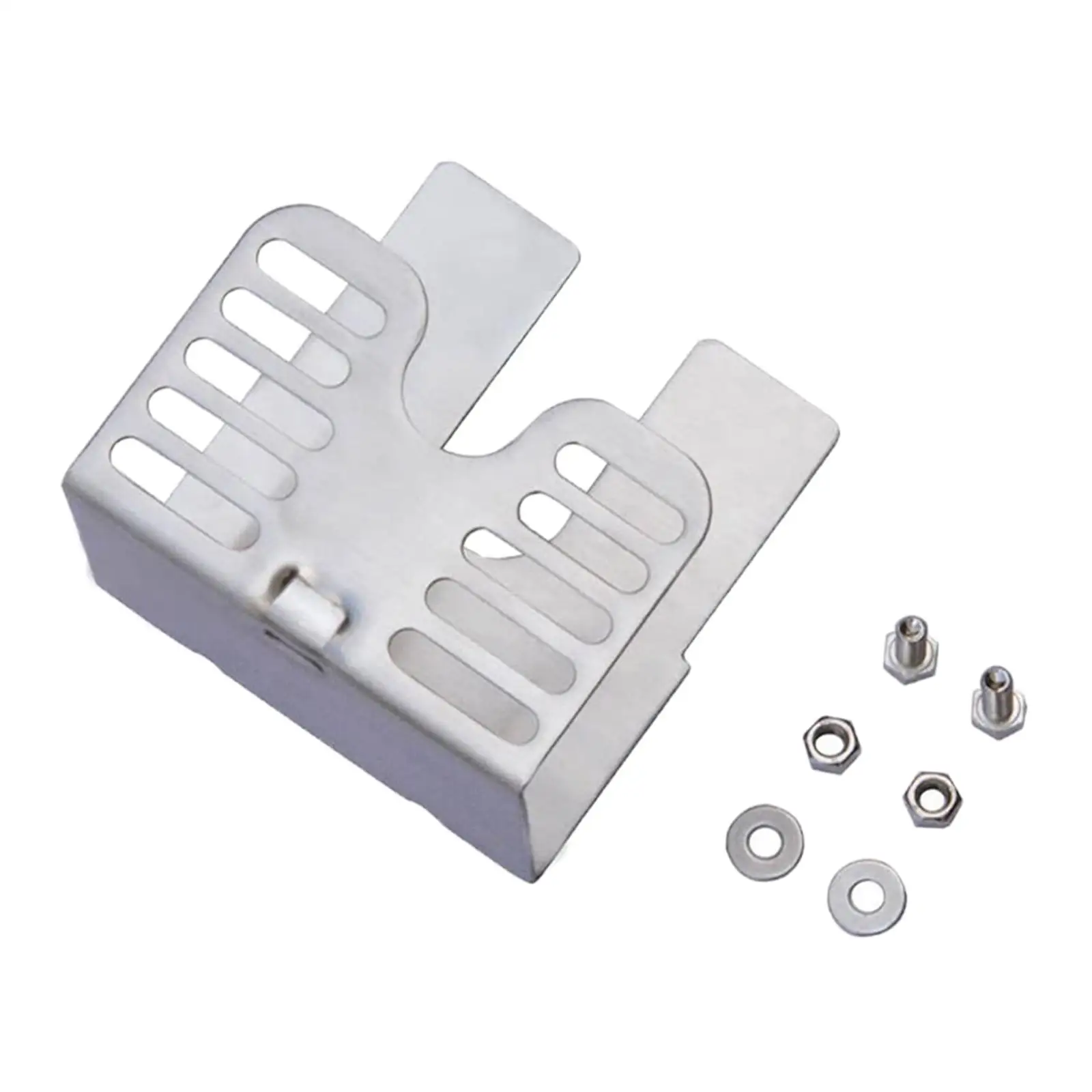 Grill Mounting Bracket Set BBQ Tool Accessories Ordinary Stainless Steel Fits Rotisserie Rod Rack for Outdoor Barbecue BBQ
