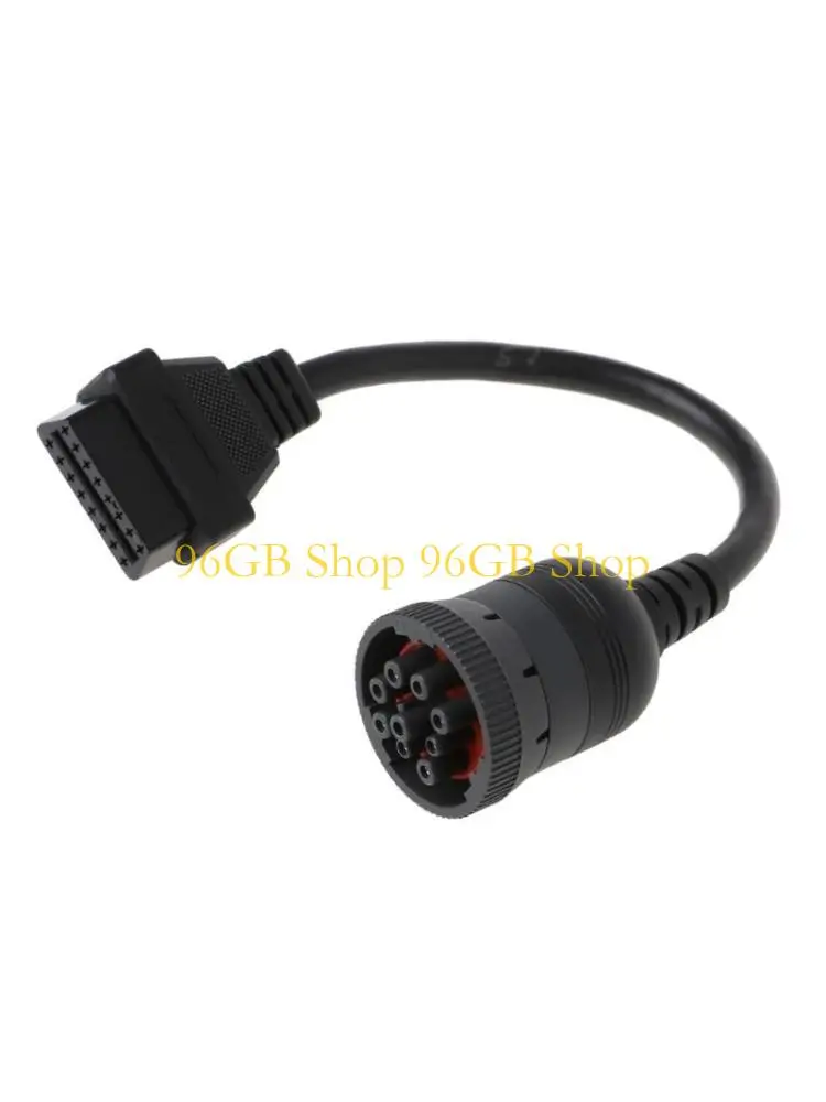 

96 ГБ адаптер адаптер шнур J1939 9 PIN -контакт до 16 -контактного диагностированного разъема obd2.