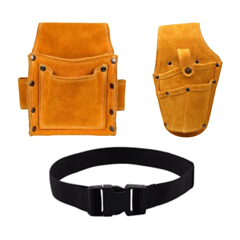 2-piece Hardware Bags Set with Belt for Wrench / Scissors/Electric Drill