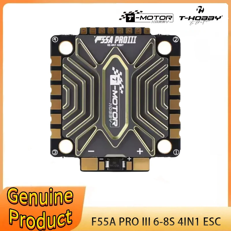 T-MOTOR F55A PRO III 6-8S 4IN1 ESC AM32 30.5x30.5mm for Long Range FPV Racing Drone RC Parts